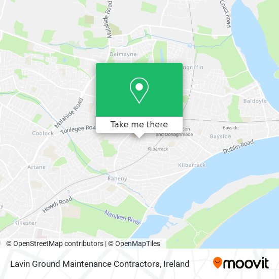 Lavin Ground Maintenance Contractors map