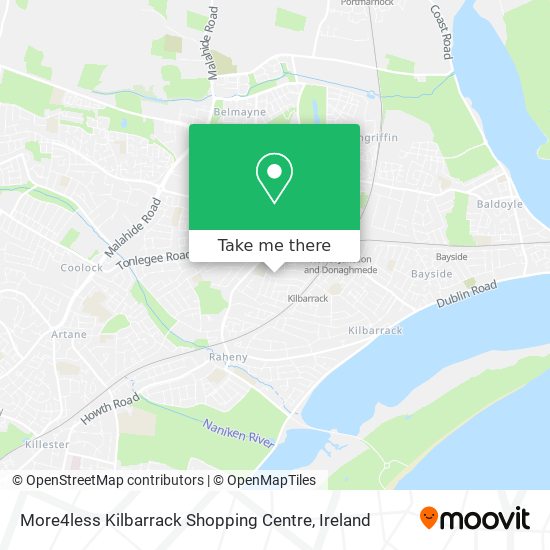 More4less Kilbarrack Shopping Centre map