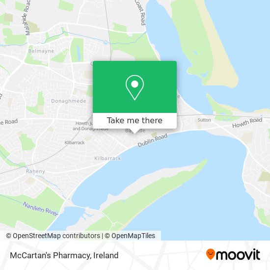 McCartan's Pharmacy map