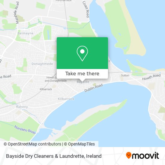 Bayside Dry Cleaners & Laundrette map