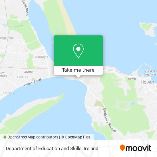 Department of Education and Skills map