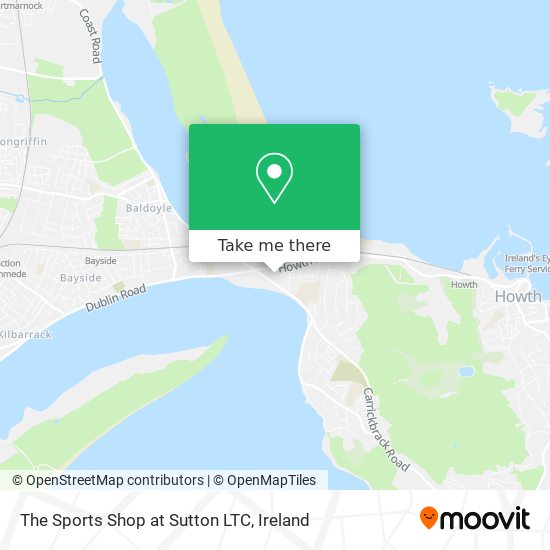 The Sports Shop at Sutton LTC map