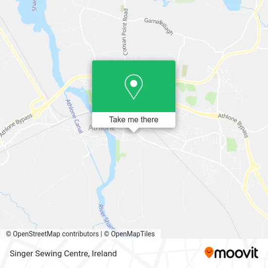 Singer Sewing Centre map