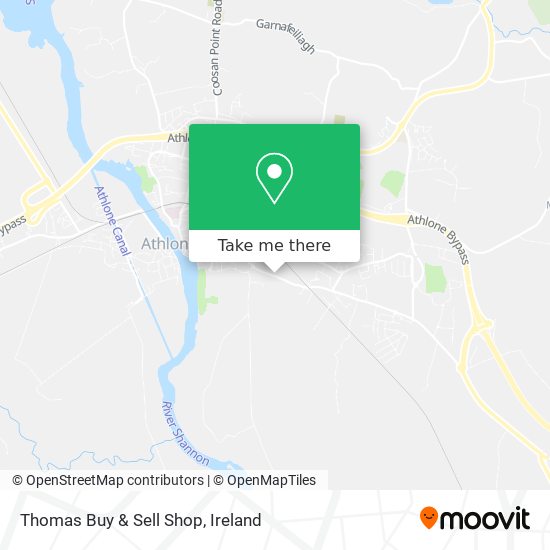 Thomas Buy & Sell Shop map