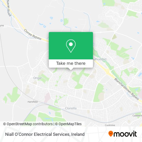 Niall O'Connor Electrical Services map