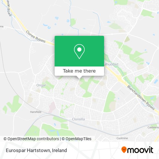 Eurospar Hartstown map