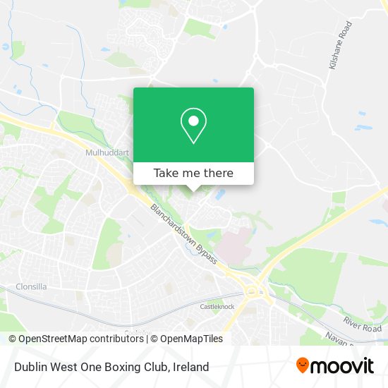 Dublin West One Boxing Club map