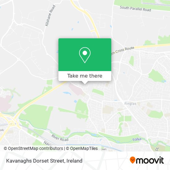Kavanaghs Dorset Street map