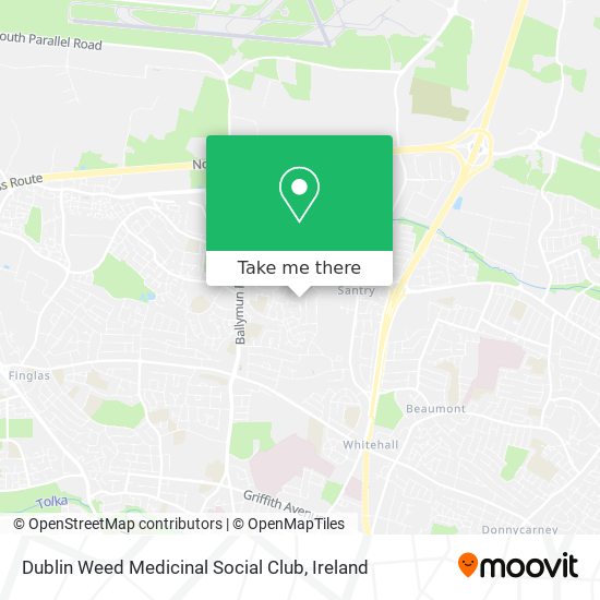 Dublin Weed Medicinal Social Club map