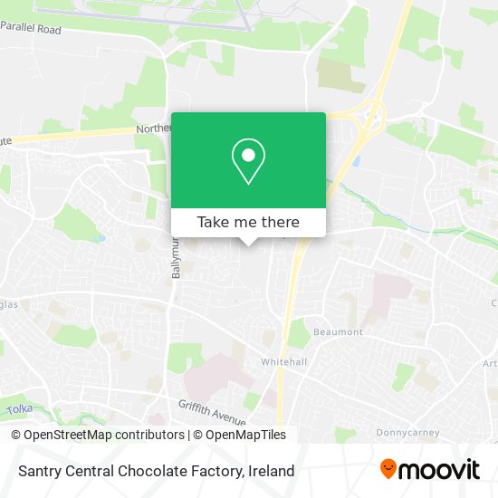 Santry Central Chocolate Factory map