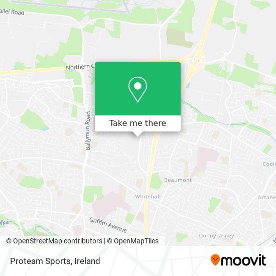 Proteam Sports map