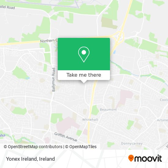 Yonex Ireland map
