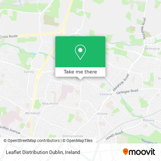 Leaflet Distribution Dublin map