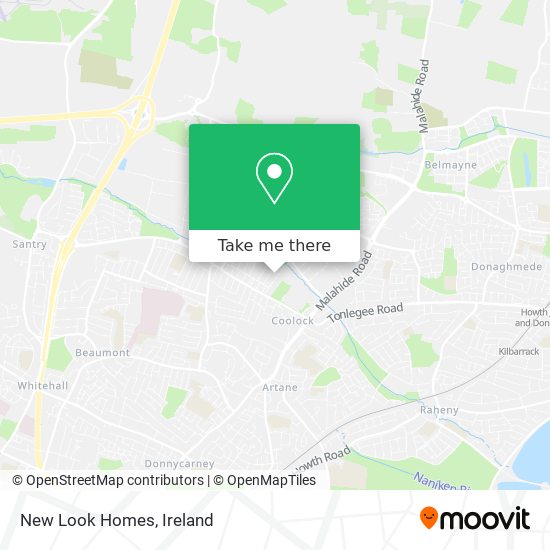 New Look Homes map