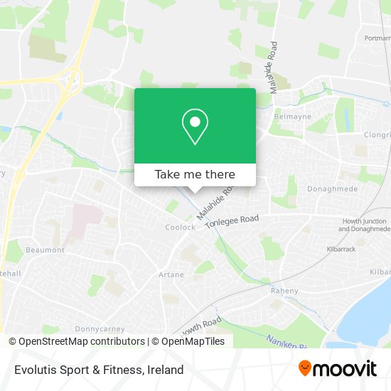 Evolutis Sport & Fitness map