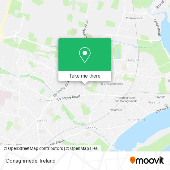 Donaghmede map