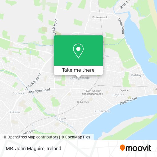 MR. John Maguire map