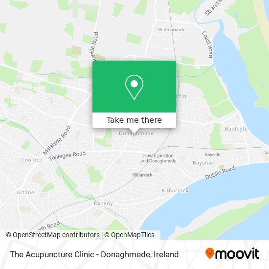 The Acupuncture Clinic - Donaghmede map