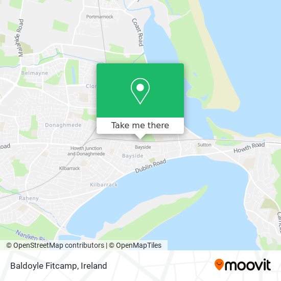 Baldoyle Fitcamp map