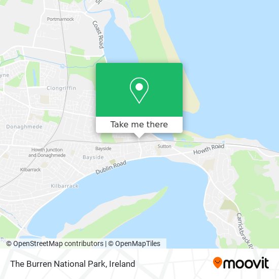 The Burren National Park map