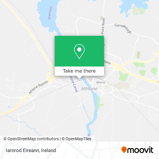 Iarnrod Eireann map