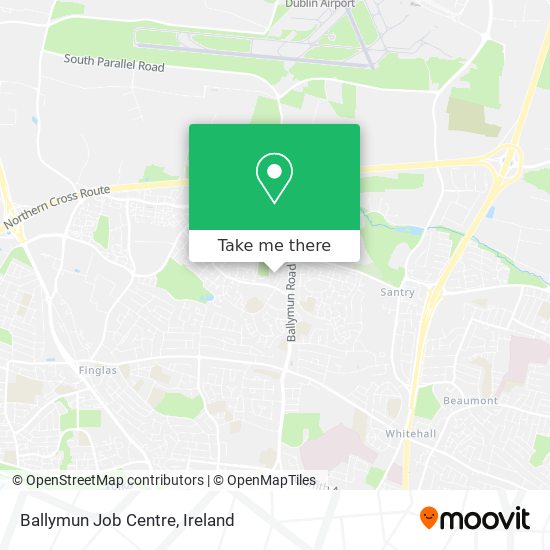 Ballymun Job Centre map