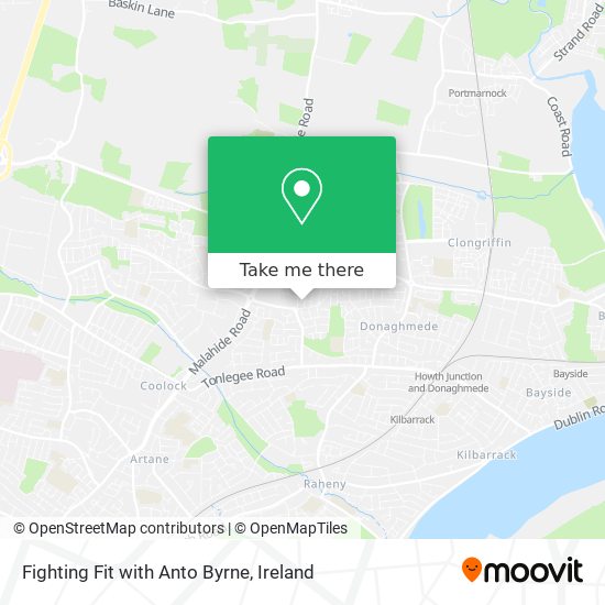 Fighting Fit with Anto Byrne map
