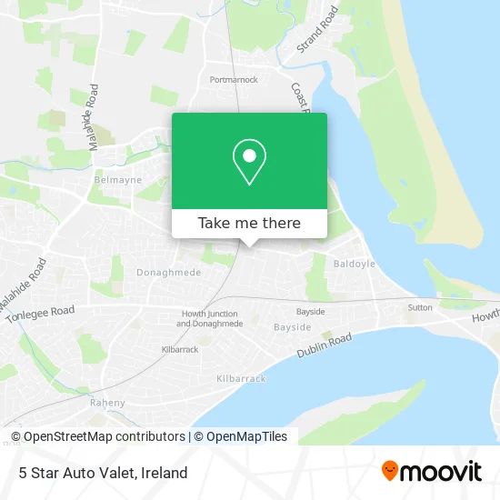 5 Star Auto Valet map