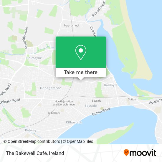 The Bakewell Café map