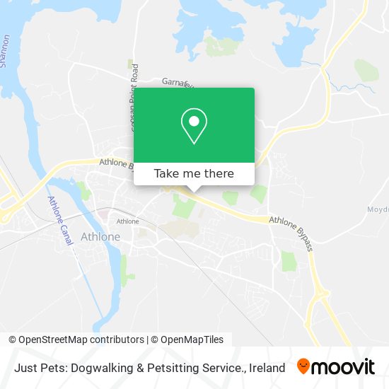 Just Pets: Dogwalking & Petsitting Service. map