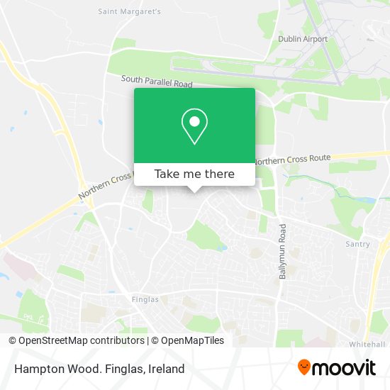Hampton Wood. Finglas map
