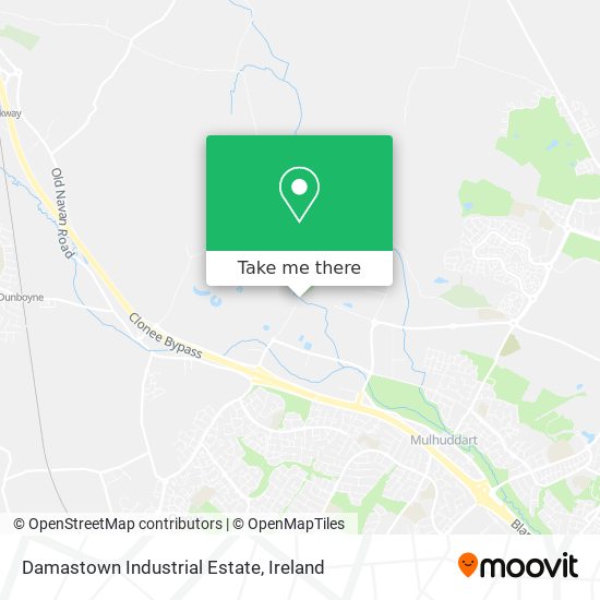 Damastown Industrial Estate map