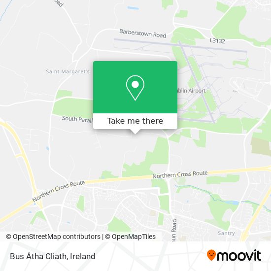 Bus Átha Cliath map