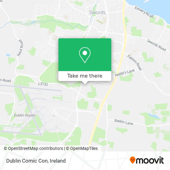 Dublin Comic Con map