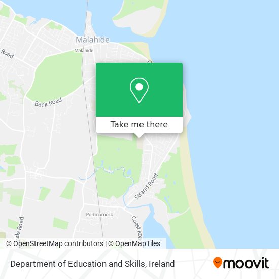 Department of Education and Skills map