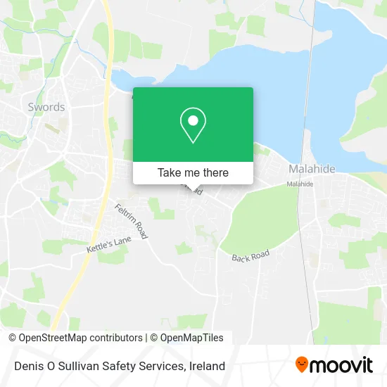 Denis O Sullivan Safety Services map