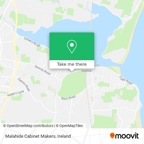 Malahide Cabinet Makers map