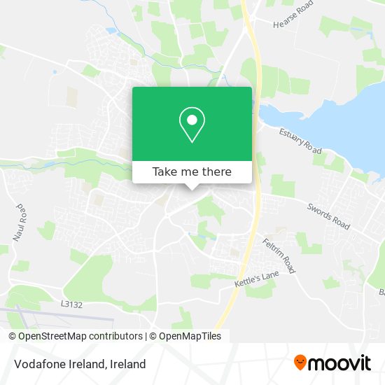 Vodafone Ireland map
