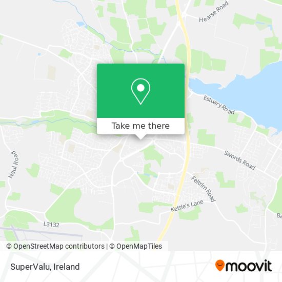 SuperValu map