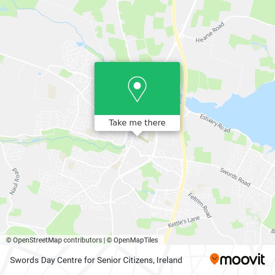 Swords Day Centre for Senior Citizens map