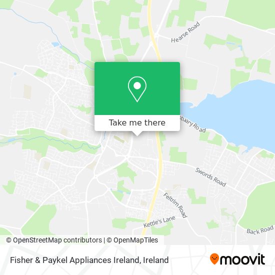 Fisher & Paykel Appliances Ireland map