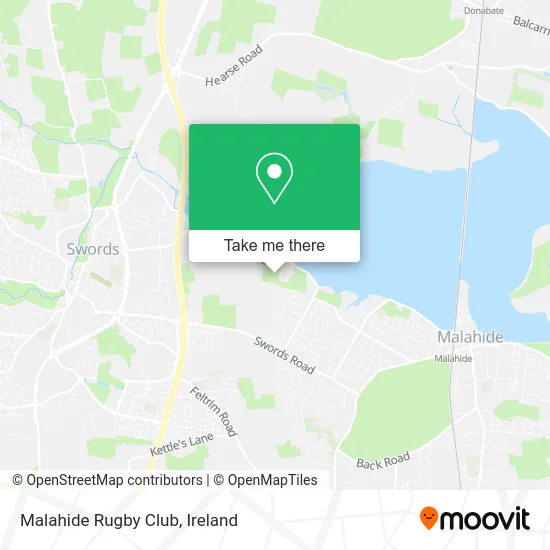 Malahide Rugby Club map