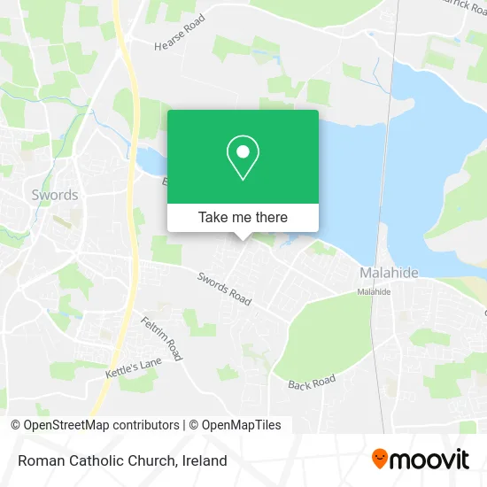 Roman Catholic Church map