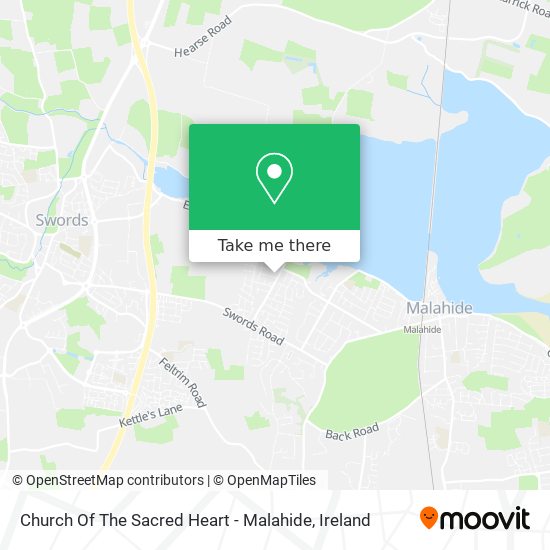 Church Of The Sacred Heart - Malahide map