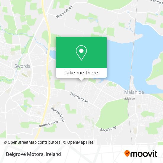 Belgrove Motors map