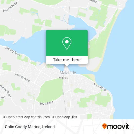 Colin Coady Marine map