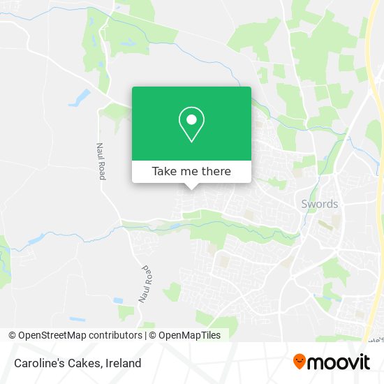 Caroline's Cakes map