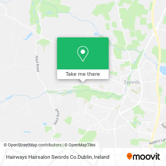 Hairways Hairsalon Swords Co.Dublin map