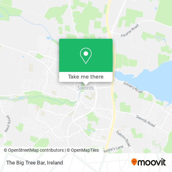 The Big Tree Bar map