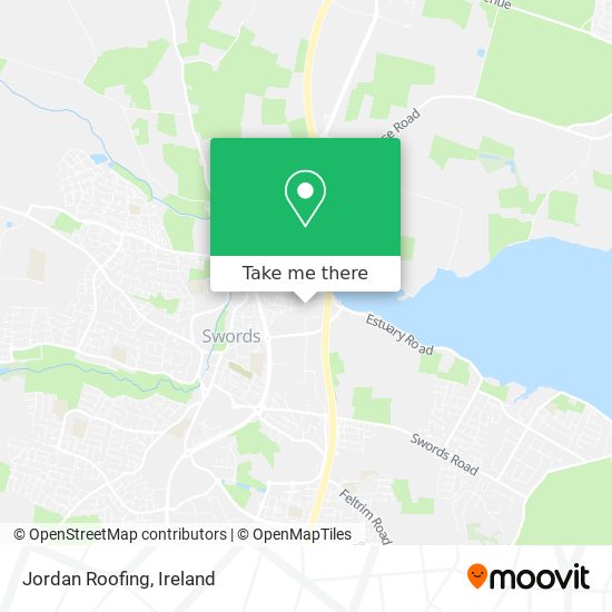 Jordan Roofing map